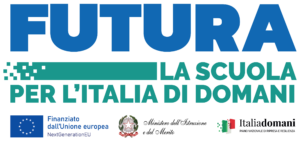 logo PNRR Futura la scuola per l'Italia di domani